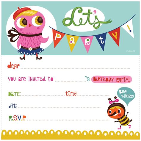 party invitations free templates